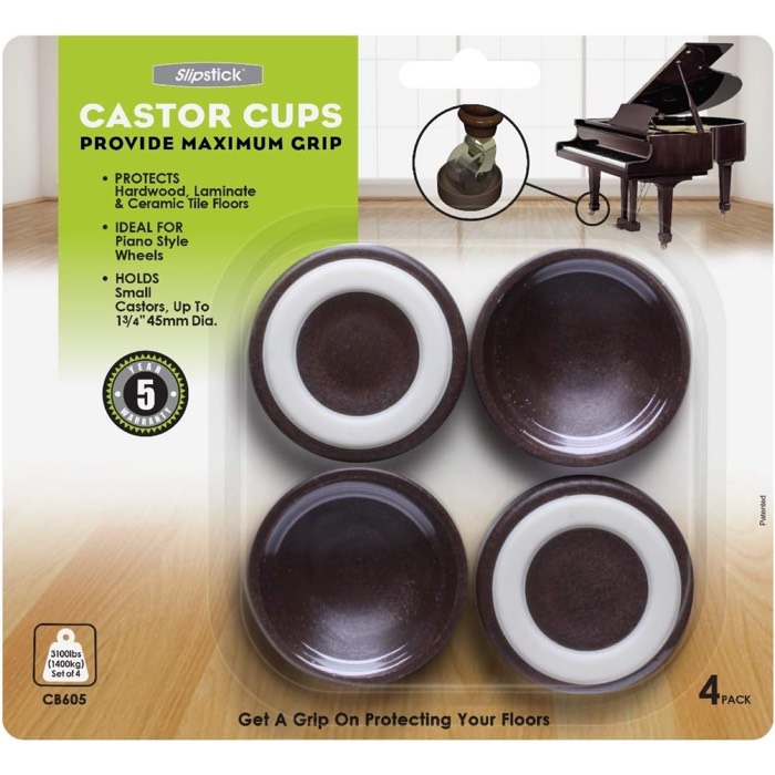 Slipstick Castor Cups Slipstick Castor Cups