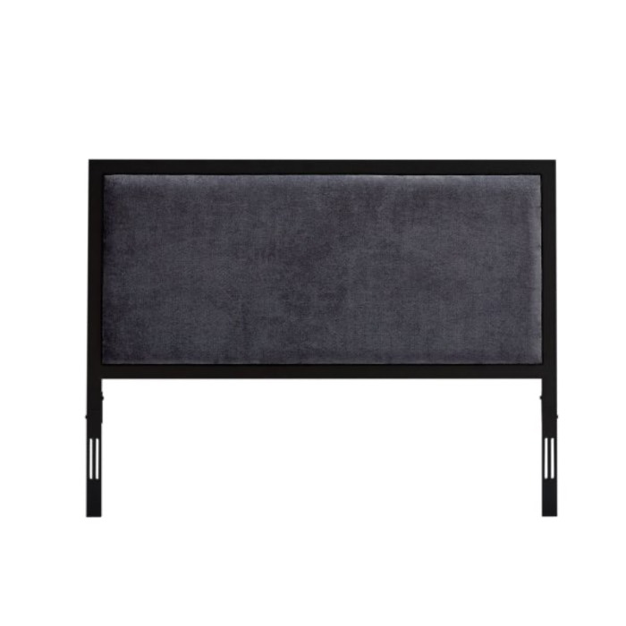 Malouf Metal Trim Upholstered Headboard