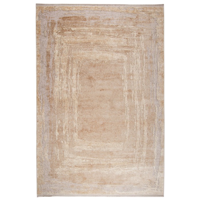 One World Furnishing Power Loomed Beige Turkish Rug