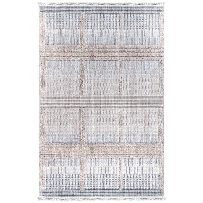 One World Furnishing Lenka Power Loomed Beige Turkish Rug