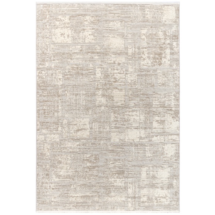 One World Furnishing Lonata Beige-Silver Turkey Rug