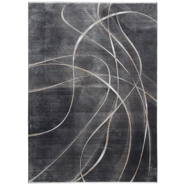 One World Furnishing Housen Gray Turkish Rug