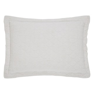 India's Heritage Colmar Cotton Quilted Natural Standard Sham