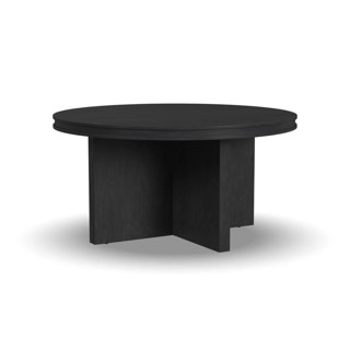 Flexsteel Waterfall Black Round Coffee Table