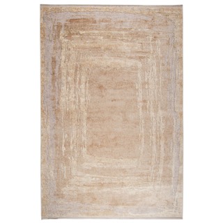One World Furnishing Power Loomed Beige Turkish Rug