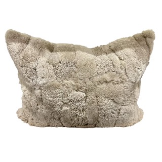 Decorum New Zealand Shearling Patch | Decor Pillow