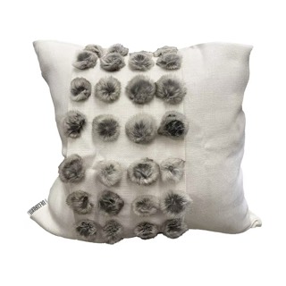 Decorum Penelope White Linen | Decor Pillow