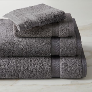 Lili Alessandra Amalfi Bath Towel | Steel Grey