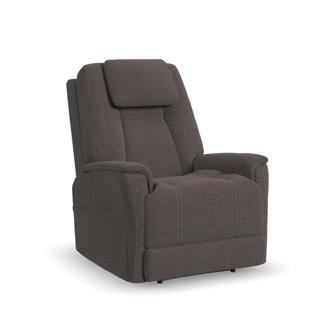 Flexsteel Zecliner Model 3+ Fabric Power Lift Sleep Recliner with Power Headrest, Lumbar, Heat & Massage