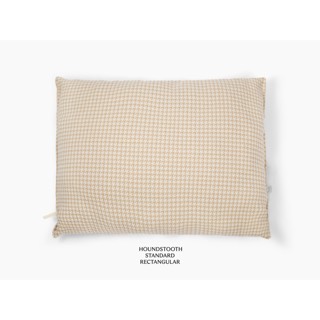 Williams Co Heritage Pillow | Cream & Tan Houndstooth