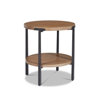 Flexsteel Millwork Brown Round End Table