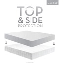 Malouf Five Sided Smooth | Mattress Protector White image 4