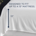 Tempurpedic Rayon Bamboo | Sheets White image 10