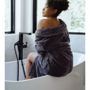 Cariloha Bath Robe Graphite image 4