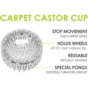Slipstick Castor Cups 1 3/4" image 3