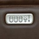 Flexsteel Henry Leather Power Swivel Gliding Recliner with Power Headrest, Lumbar, Heat & Massage Burnt Umber image 8