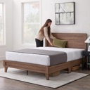 Malouf Edenbrook Classic Framed Wood Platform Bed Southern Oak image 5
