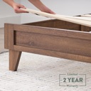 Malouf Edenbrook Classic Framed Wood Platform Bed Southern Oak image 6