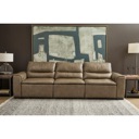 Flexsteel Graham River Leather Power Sliding Sectional Leather - River image 2