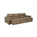 Flexsteel Graham River Leather Power Sliding Sectional Leather - River image 6