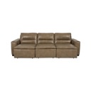 Flexsteel Graham River Leather Power Sliding Sectional Leather - River image 4