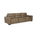 Flexsteel Graham River Leather Power Sliding Sectional Leather - River image 1