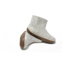 One World Furnishing Woolie Walkers | Outside Boot Slippers Light Grey image 2