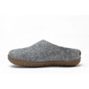 One World Furnishing Woolie Walkers | Open Heel Slippers Grey image 1