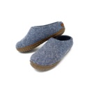 One World Furnishing Woolie Walkers | Open Heel Slippers Denim image 2