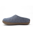 One World Furnishing Woolie Walkers | Open Heel Slippers Denim image 1