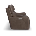 Flexsteel Carter Cappuccino Fabric Power Reclining Loveseat with Console & Power Headrests & Lumbar  image 4