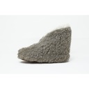 One World Furnishing Fluffie Booties Slippers | Kids Grey image 2