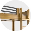 Icon Bunks ICON Elevated Lofted | Bunk Bed Desert Sands image 5