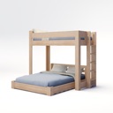 Icon Bunks ICON Elevated Lofted | Bunk Bed Desert Sands image 1
