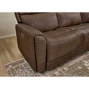Flexsteel Carter Fabric Power Reclining Sectional with Power Headrests & Lumbar Carter Fabric LAF  - 1587-57PH image 4