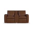 Flexsteel Aria Leather Power Reclining Loveseat with Console sedona - 734-72 image 3