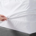 Sleeptone Mattress Encasement Zippered Protector White image 2