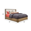 Flexsteel Normandy Upholstered Storage Bed Driftwood image 3