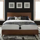 Liberty Furniture Century Modern Platform Bed Walnut image 1