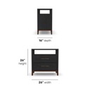 Flexsteel Waterfall Black Nightstand  image 5