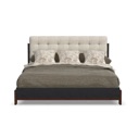 Flexsteel Waterfall Black Queen Upholstered Bed Deep ebony image 3