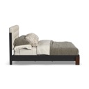 Flexsteel Waterfall Black Queen Upholstered Bed Deep ebony image 4