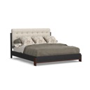 Flexsteel Waterfall Black Queen Upholstered Bed Deep ebony image 1