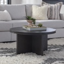 Flexsteel Waterfall Black Round Coffee Table  image 2