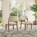 Flexsteel Lyra Pair of Barrel Chairs (upholstered) Upholstered Ivory image 2