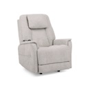 Flexsteel Zecliner Model 3+  Fabric Power Lift Sleep Recliner with Power Headrest, Lumbar, Heat & Massage Ceramic 358-11 image 1