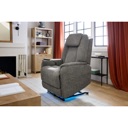 Flexsteel Zecliner Model 3+  Fabric Power Lift Sleep Recliner with Power Headrest, Lumbar, Heat & Massage Umber 358-04 image 5