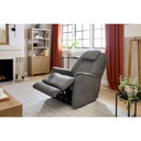 Flexsteel Zecliner Model 3+  Fabric Power Lift Sleep Recliner with Power Headrest, Lumbar, Heat & Massage Umber 358-04 image 2