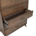 Liberty Furniture Century Modern 5 Drawer Chest Walnut image 9