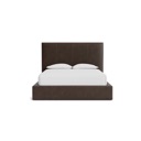 Bassett Eden Leather Upholstered Bed Sterling - 7219-18 image 2